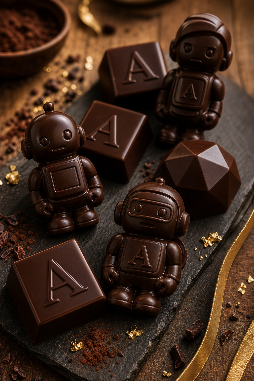Figuras de chocolate personalizadas
